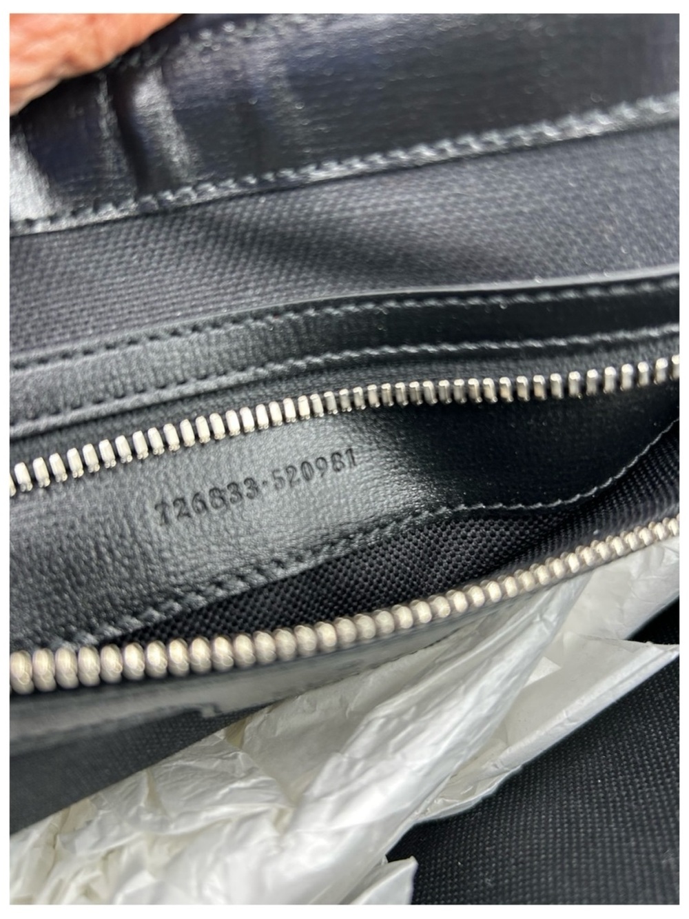 Gucci Black GG Monogram Messenger Crossbody Bag detachable strap made in Italy - Picture 7 of 11